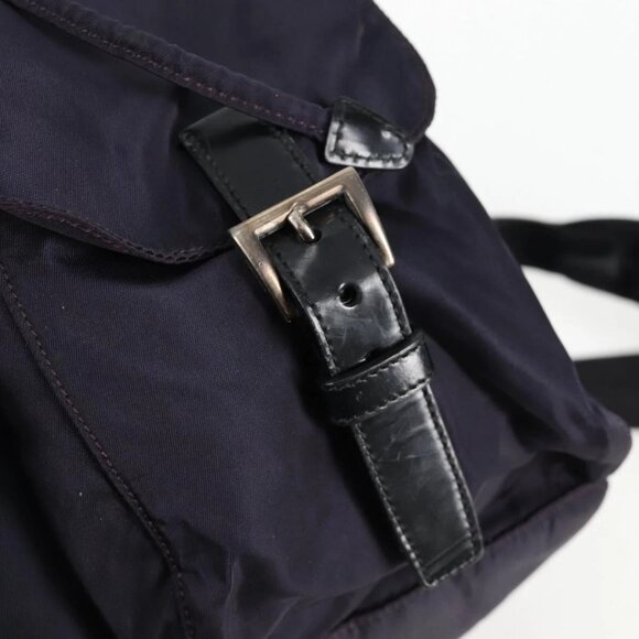 PRADA Backpack Nylon Purple Silver Auth 129478V - Picture 13 of 16